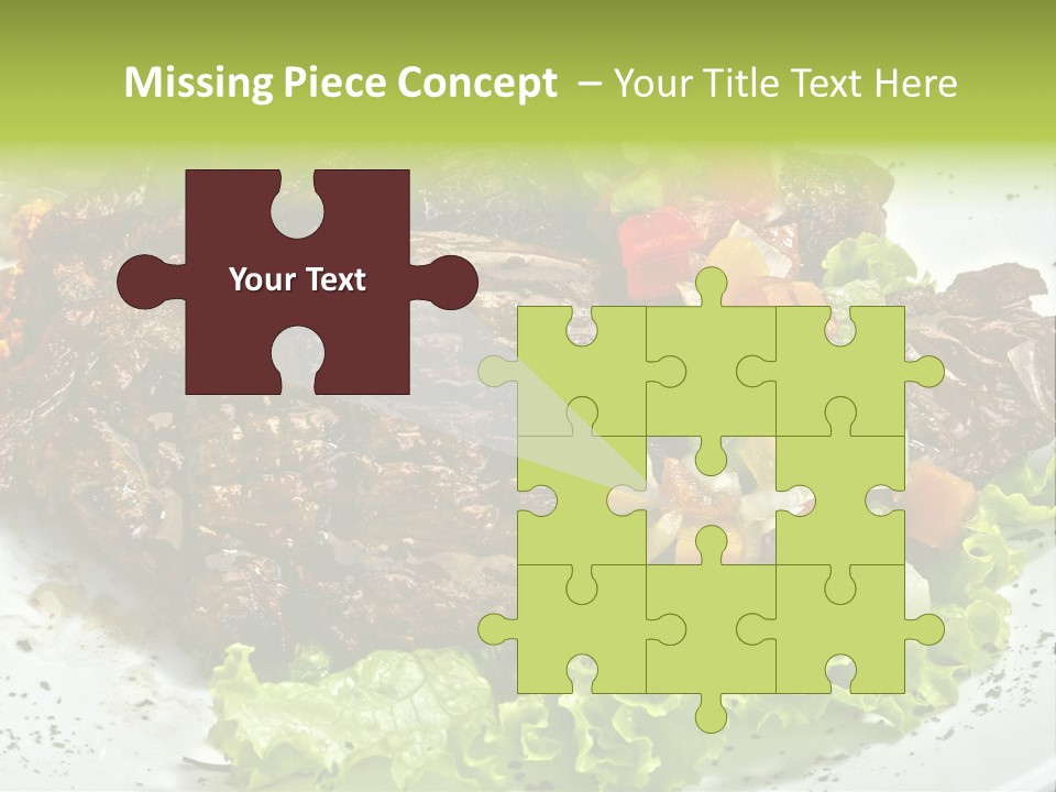 Cuisine Food Fire PowerPoint Template