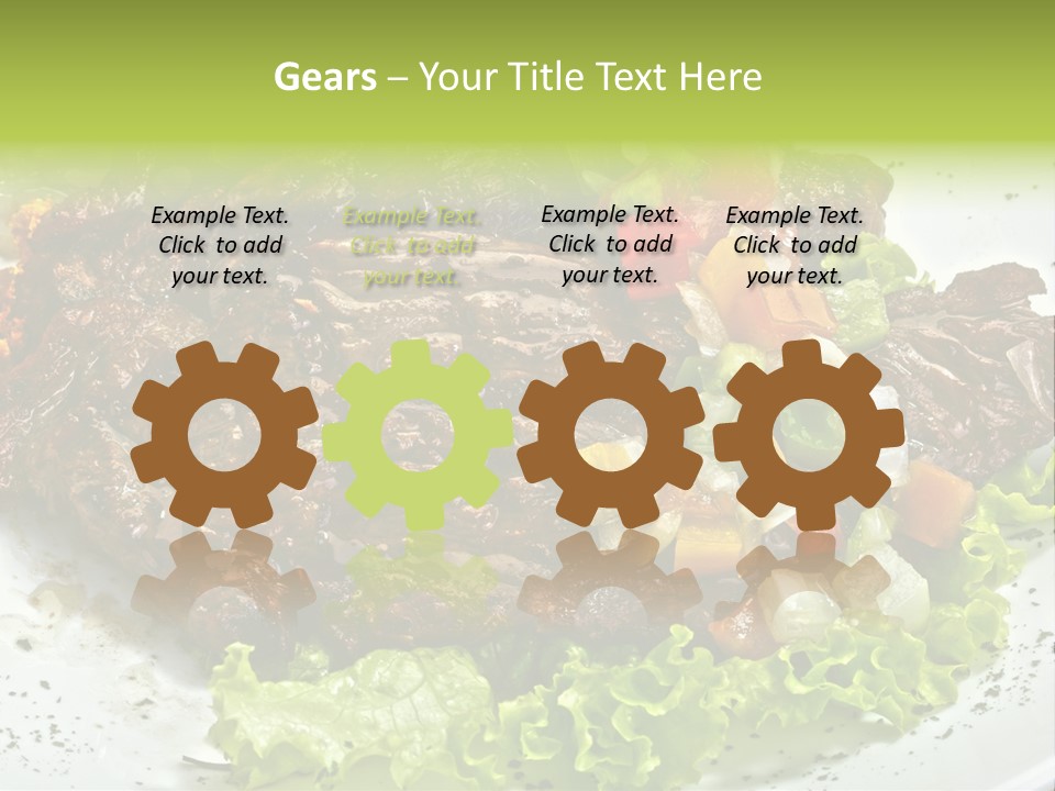 Cuisine Food Fire PowerPoint Template