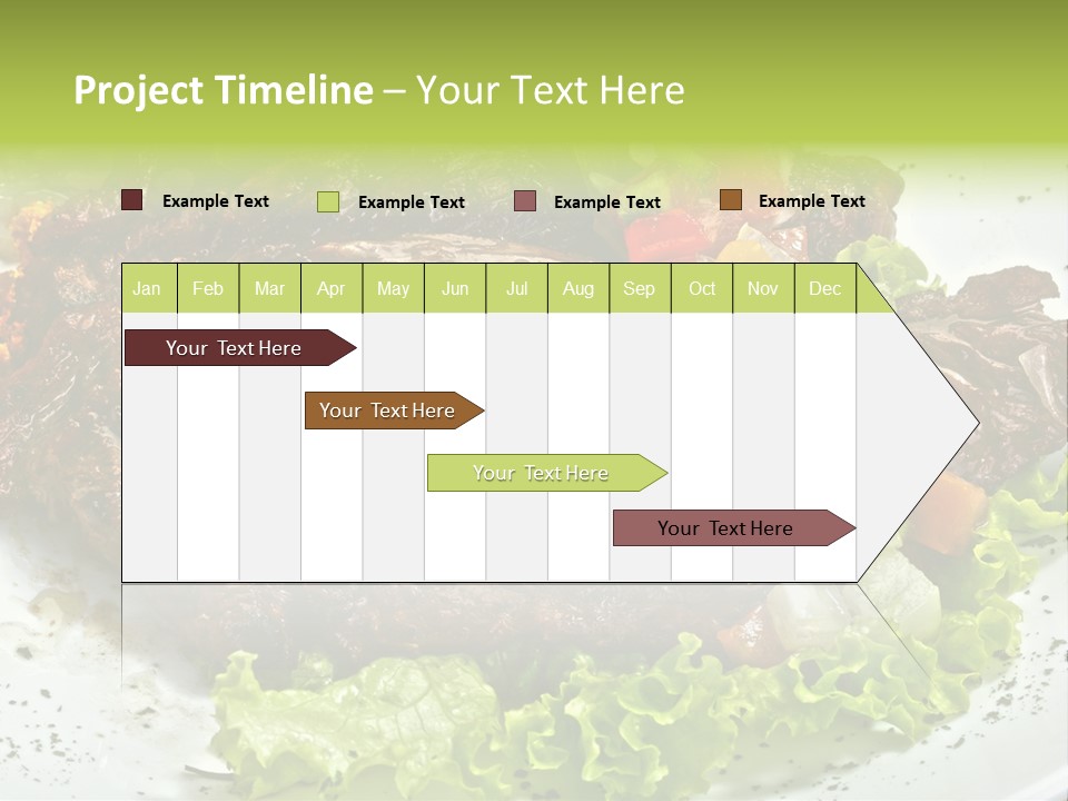 Cuisine Food Fire PowerPoint Template