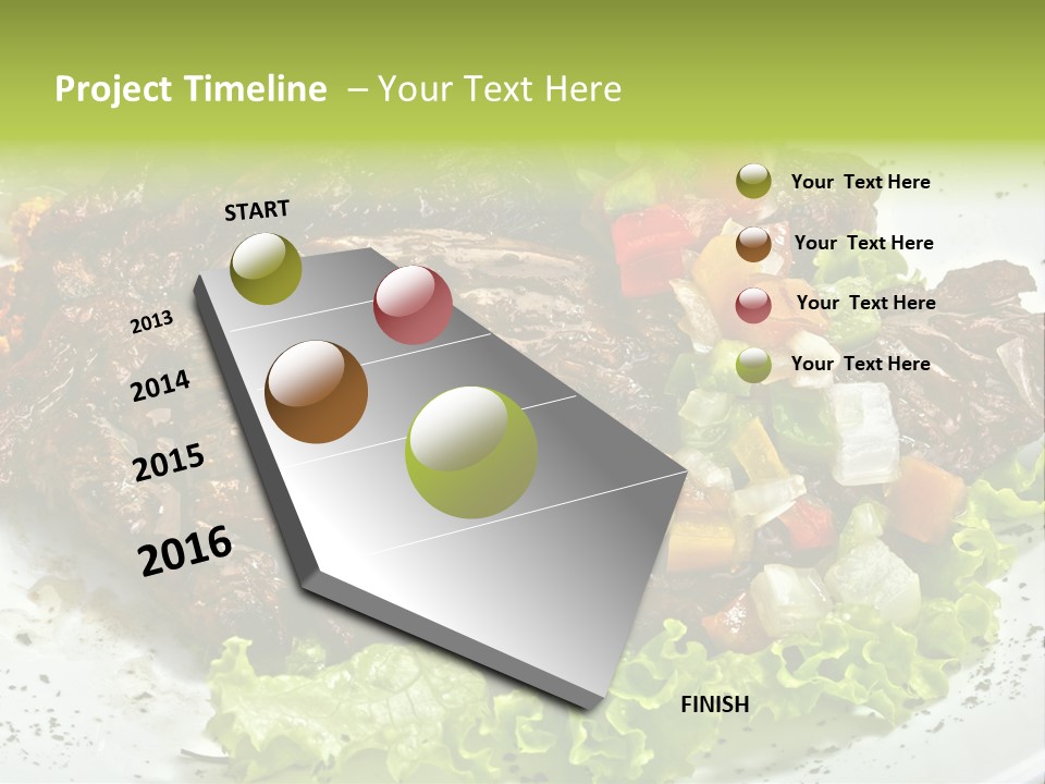 Cuisine Food Fire PowerPoint Template