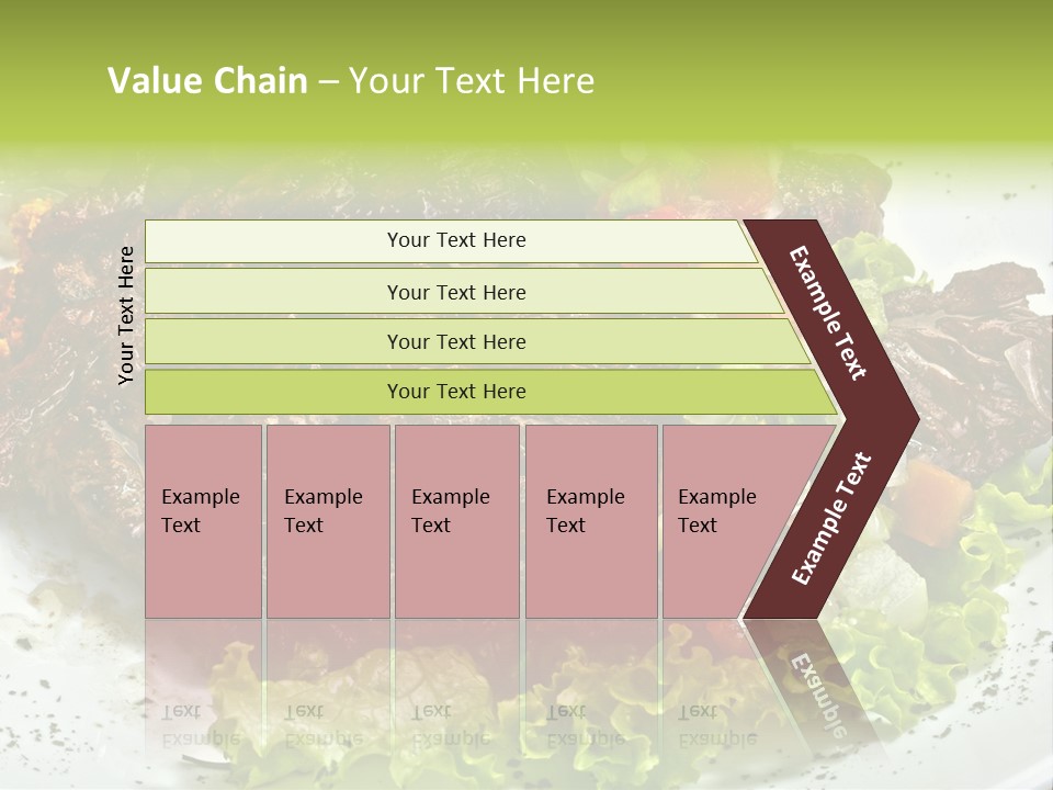 Cuisine Food Fire PowerPoint Template