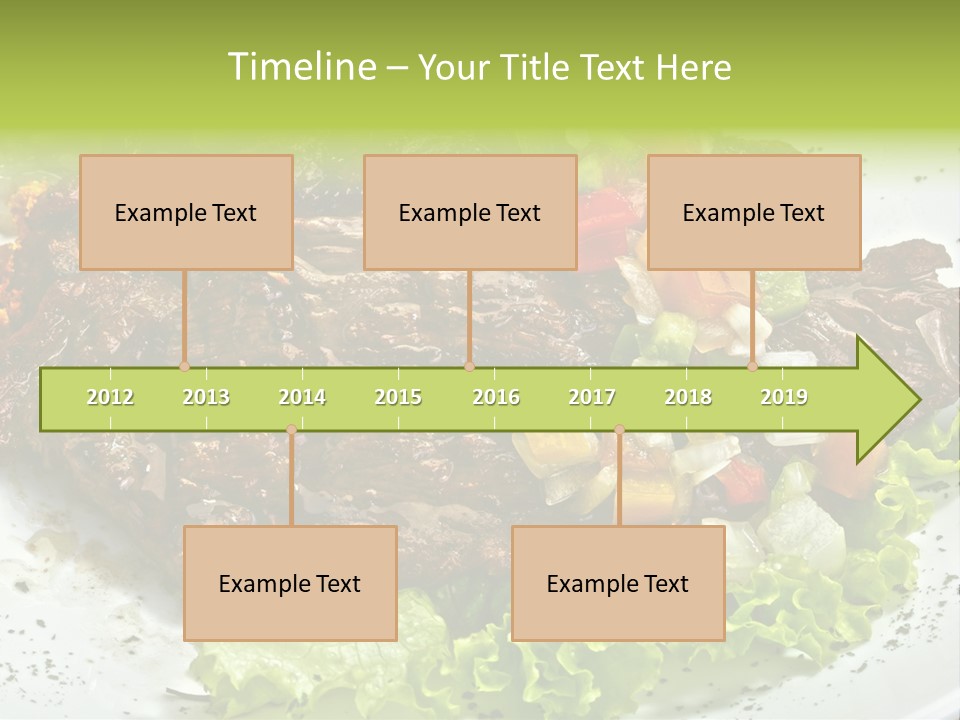 Cuisine Food Fire PowerPoint Template