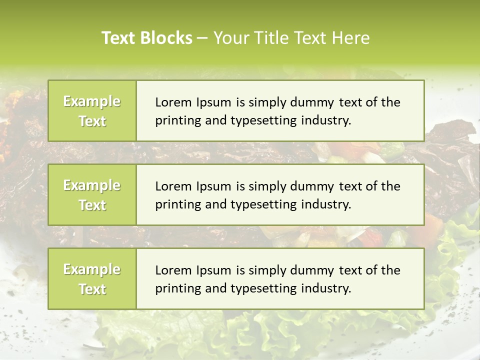 Cuisine Food Fire PowerPoint Template