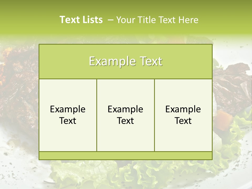 Cuisine Food Fire PowerPoint Template