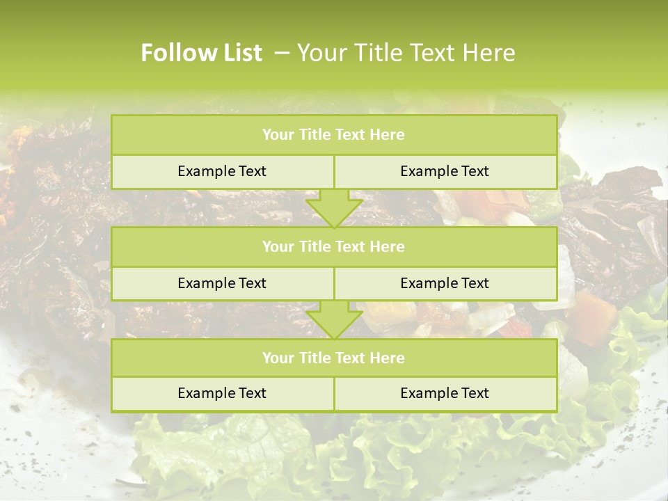 Cuisine Food Fire PowerPoint Template