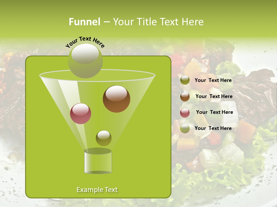 Cuisine Food Fire PowerPoint Template