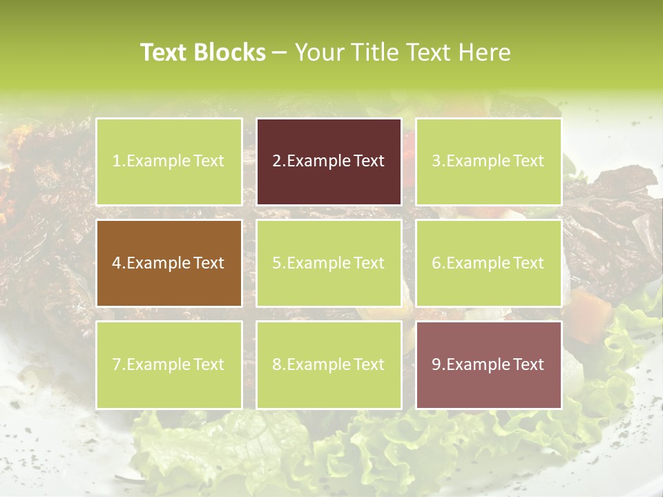 Cuisine Food Fire PowerPoint Template