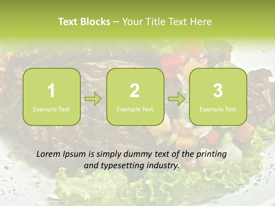Cuisine Food Fire PowerPoint Template