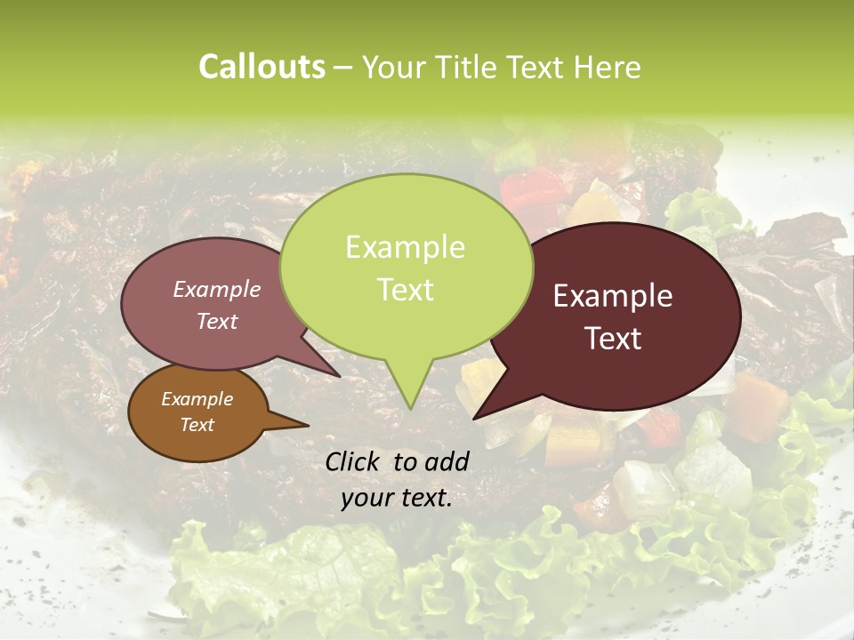 Cuisine Food Fire PowerPoint Template