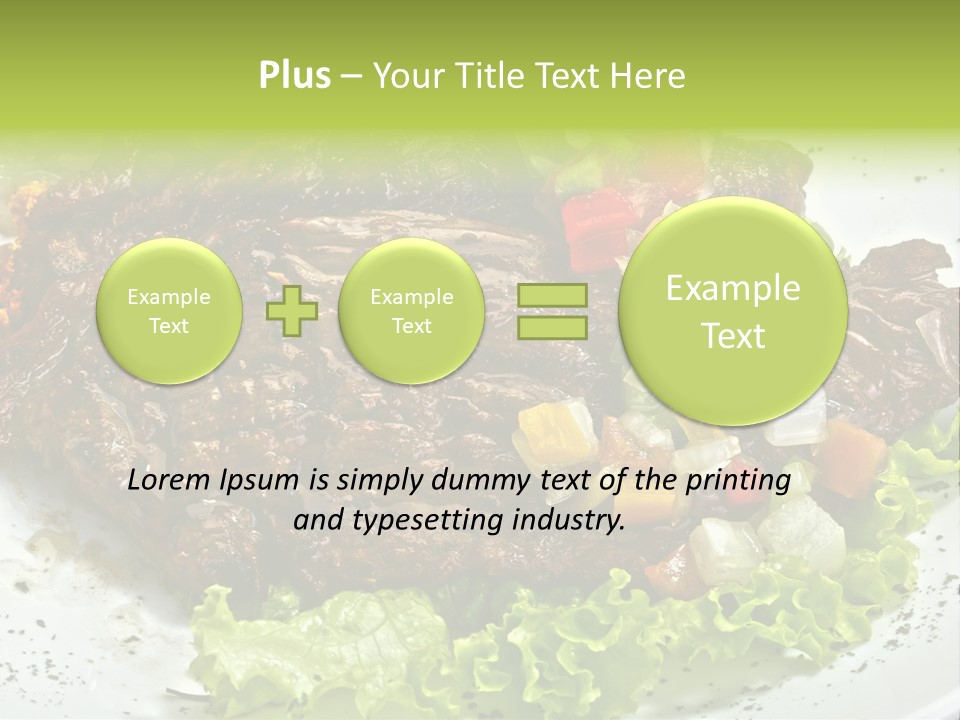Cuisine Food Fire PowerPoint Template