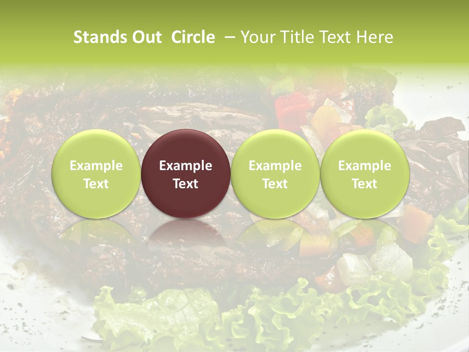 Cuisine Food Fire PowerPoint Template