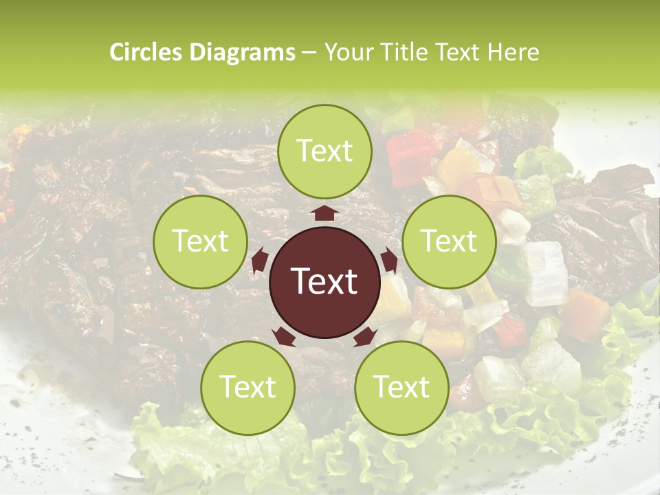 Cuisine Food Fire PowerPoint Template