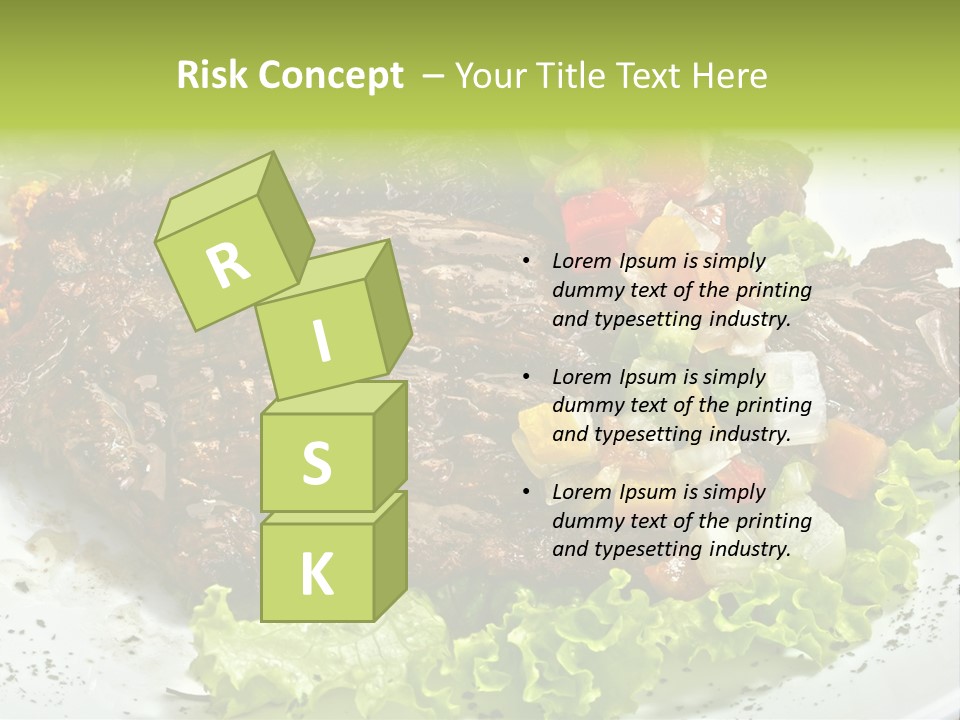 Cuisine Food Fire PowerPoint Template