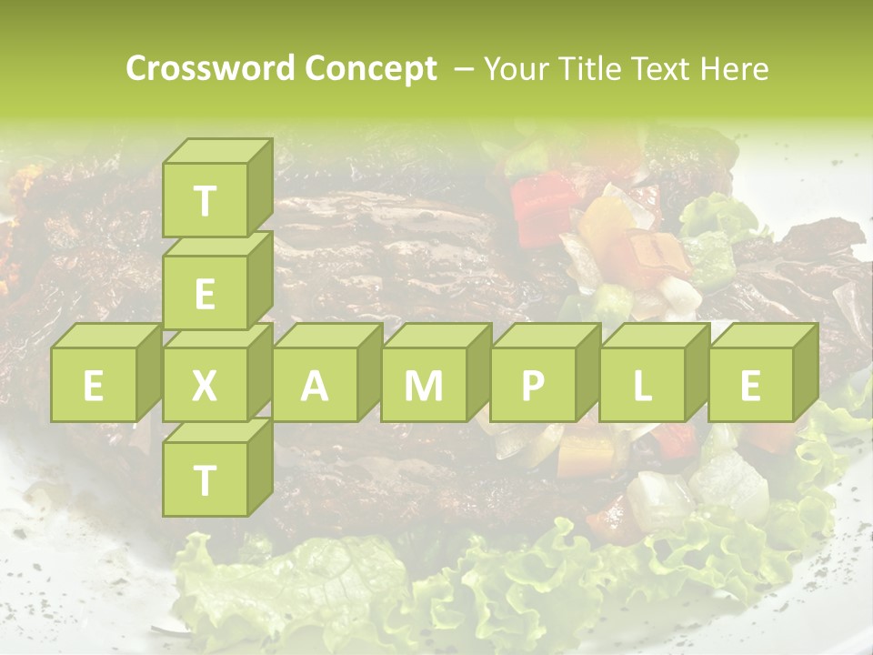 Cuisine Food Fire PowerPoint Template