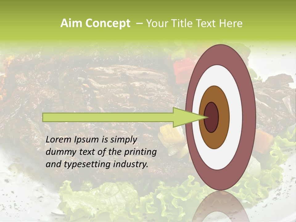 Cuisine Food Fire PowerPoint Template