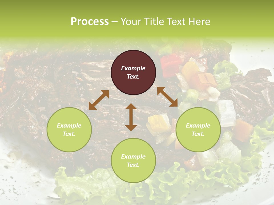 Cuisine Food Fire PowerPoint Template