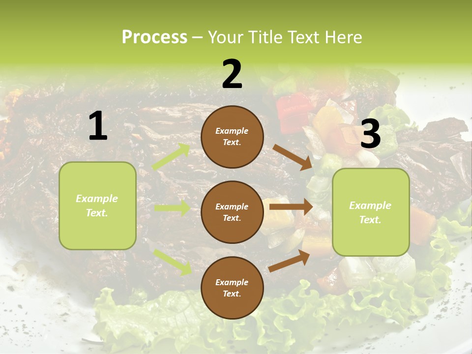 Cuisine Food Fire PowerPoint Template