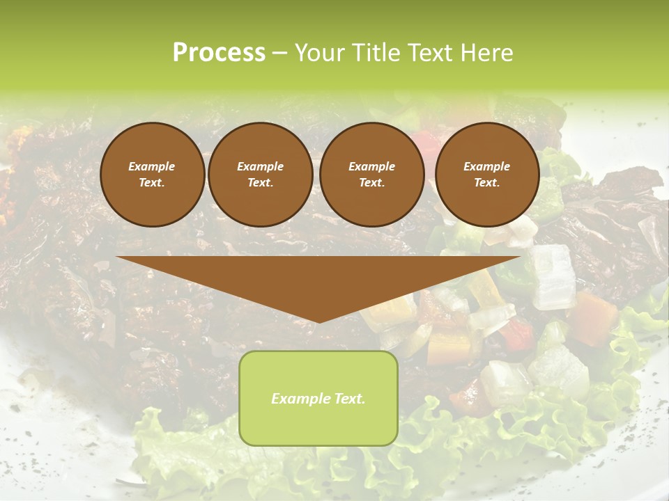 Cuisine Food Fire PowerPoint Template