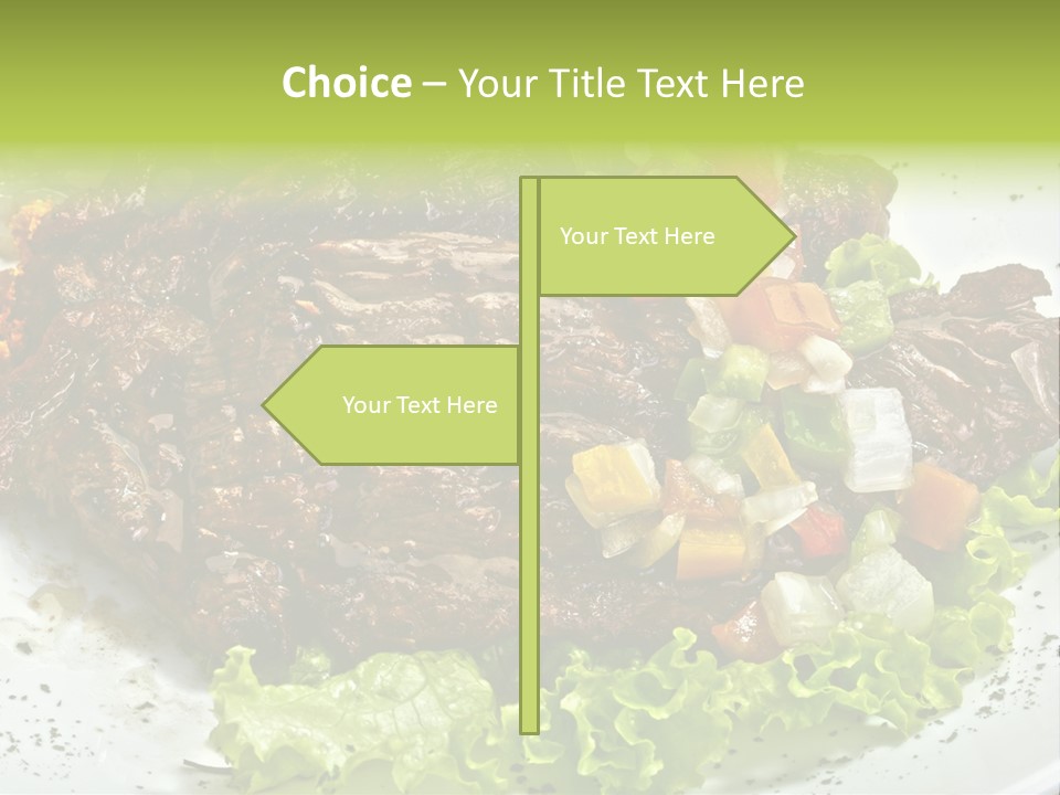 Cuisine Food Fire PowerPoint Template