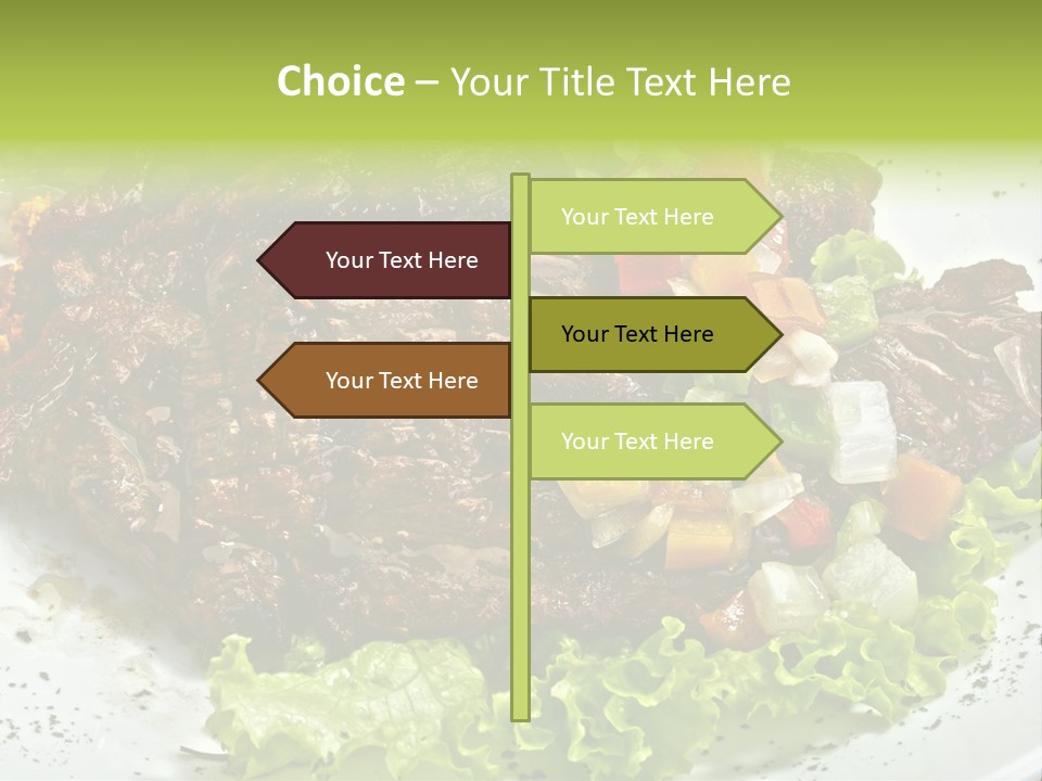 Cuisine Food Fire PowerPoint Template