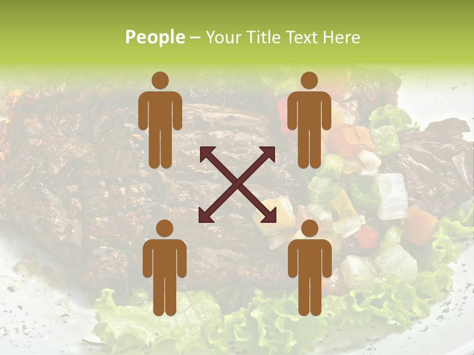 Cuisine Food Fire PowerPoint Template