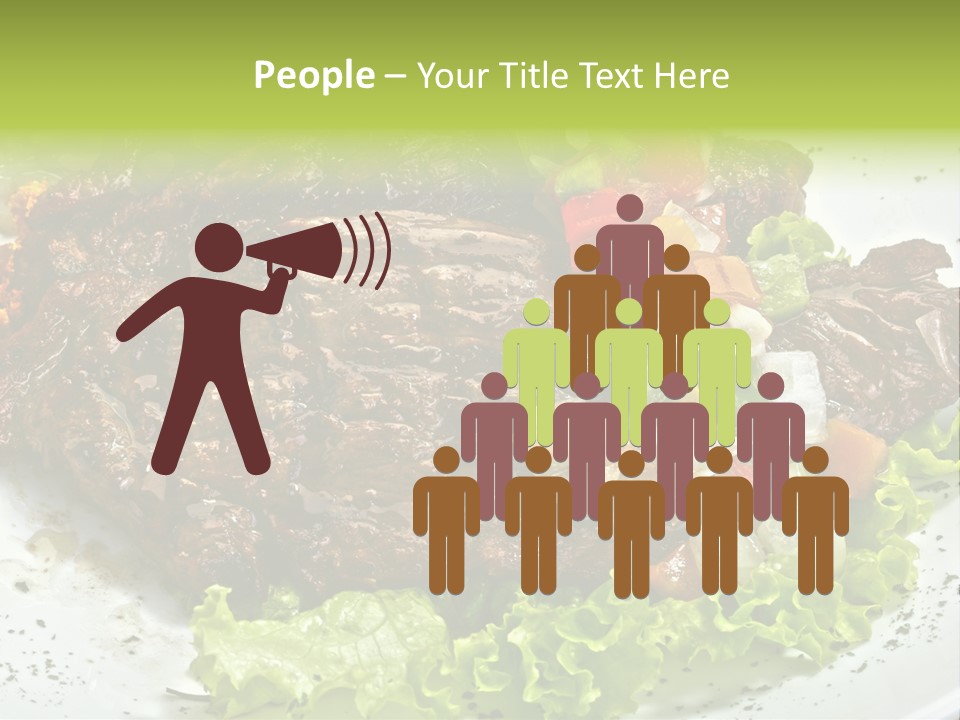 Cuisine Food Fire PowerPoint Template