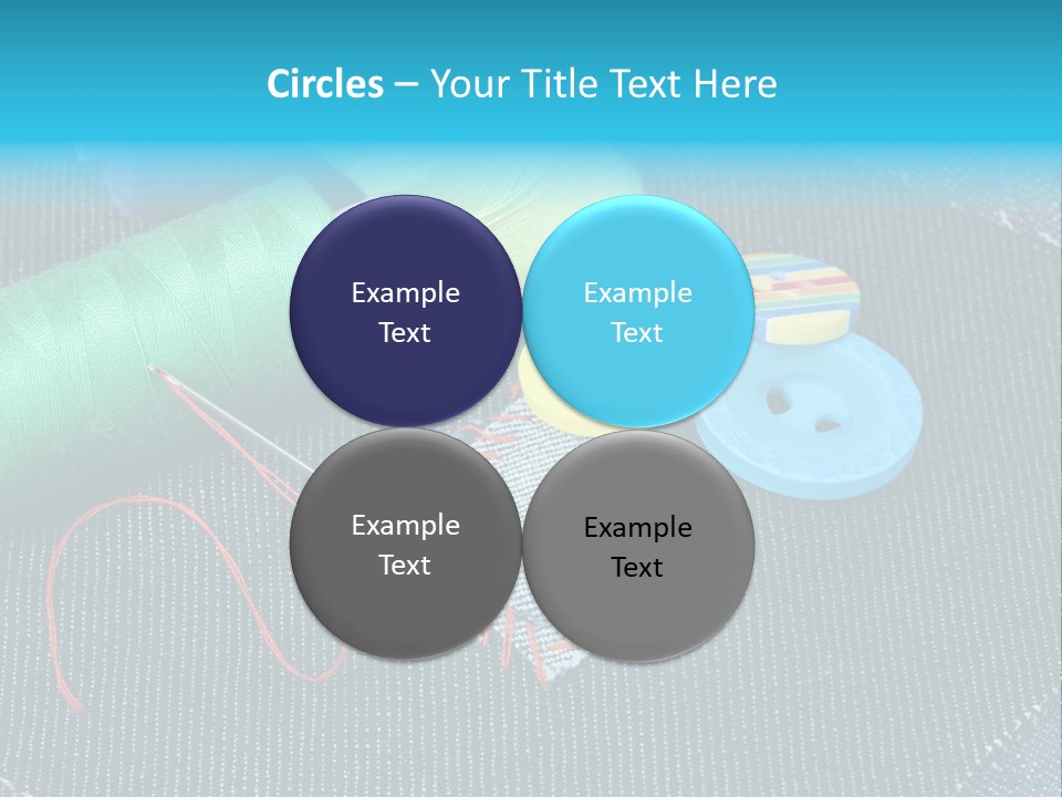 Cloth Textured Textile PowerPoint Template