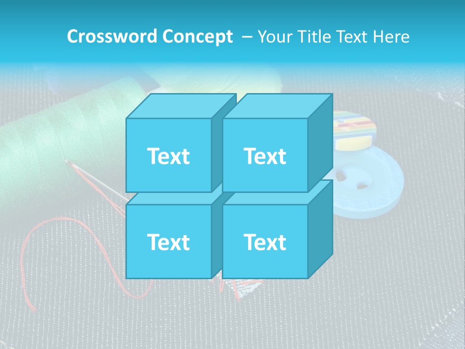 Cloth Textured Textile PowerPoint Template