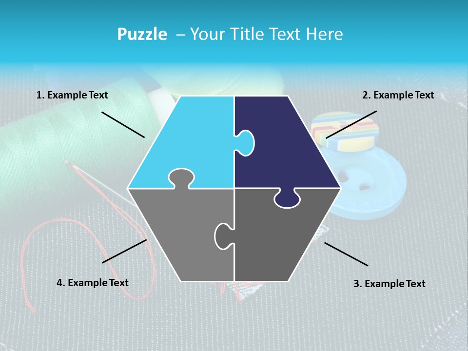 Cloth Textured Textile PowerPoint Template