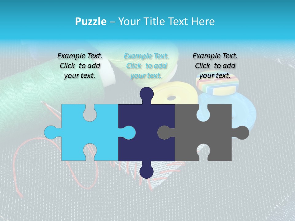 Cloth Textured Textile PowerPoint Template