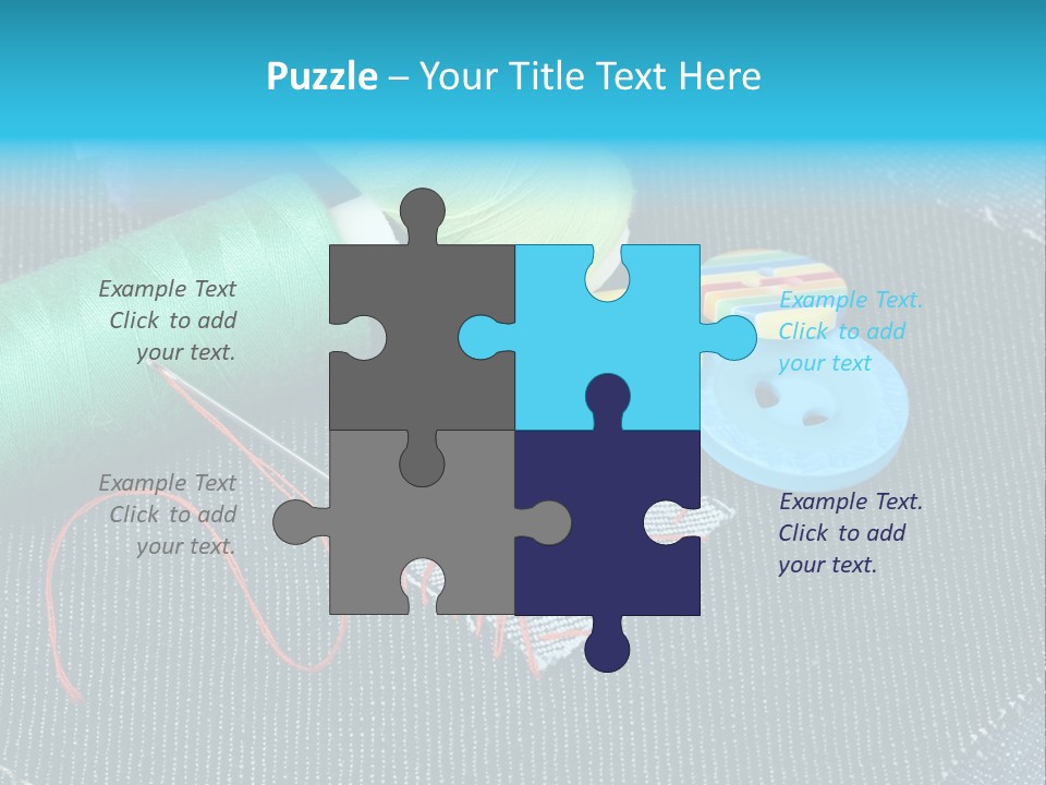 Cloth Textured Textile PowerPoint Template