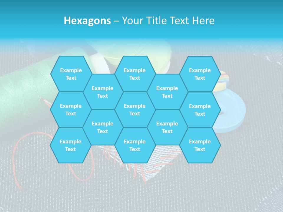 Cloth Textured Textile PowerPoint Template