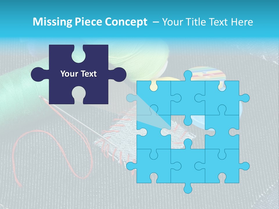 Cloth Textured Textile PowerPoint Template