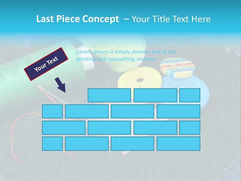 Cloth Textured Textile PowerPoint Template