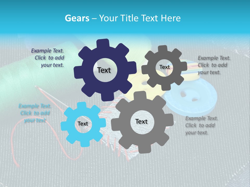 Cloth Textured Textile PowerPoint Template