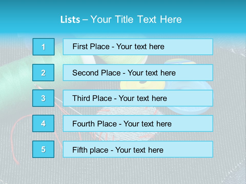 Cloth Textured Textile PowerPoint Template