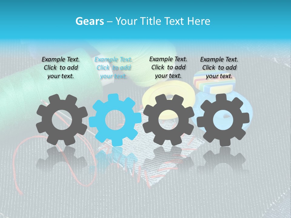 Cloth Textured Textile PowerPoint Template