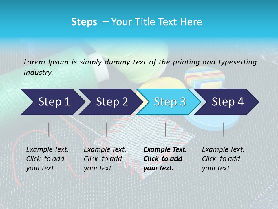 Cloth Textured Textile PowerPoint Template