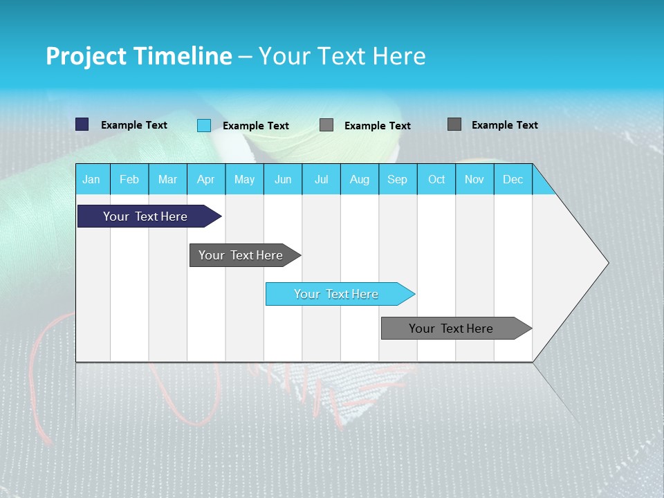 Cloth Textured Textile PowerPoint Template