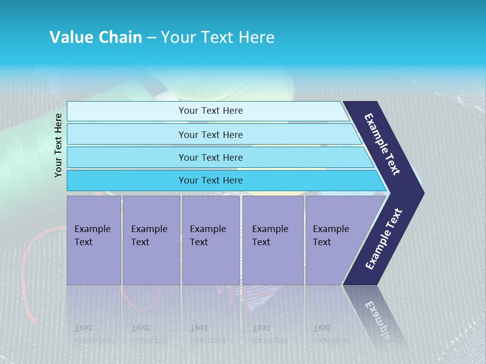 Cloth Textured Textile PowerPoint Template