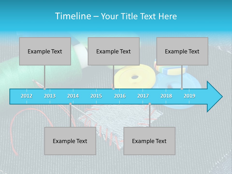 Cloth Textured Textile PowerPoint Template