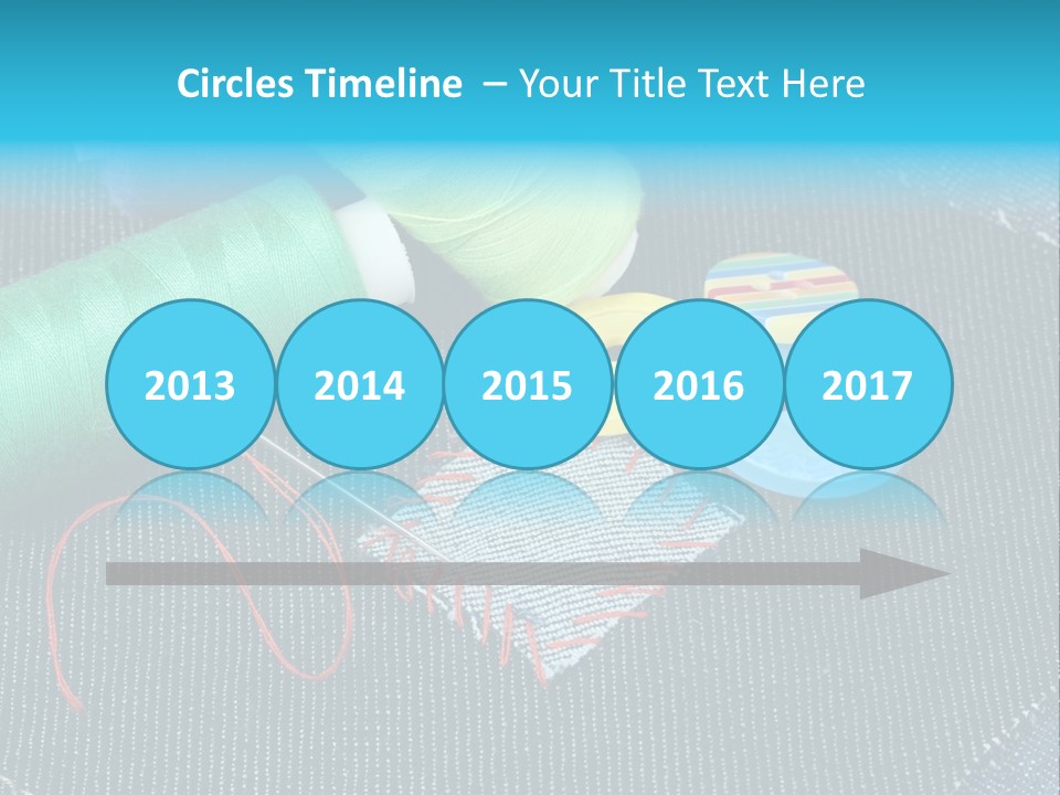 Cloth Textured Textile PowerPoint Template