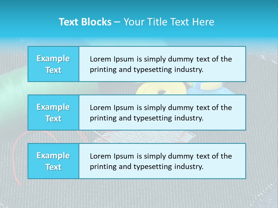 Cloth Textured Textile PowerPoint Template