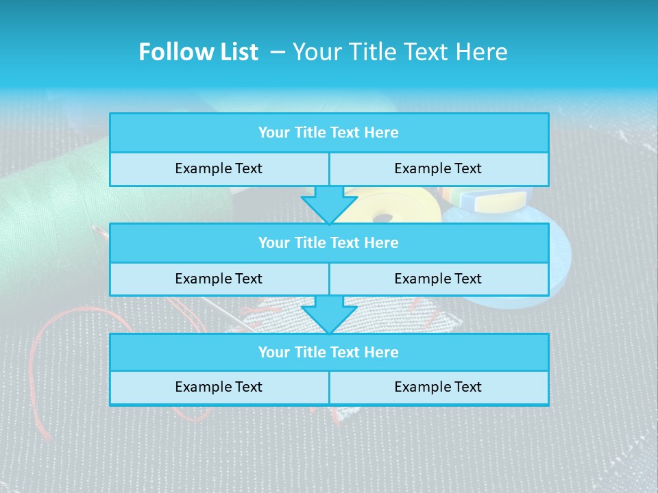 Cloth Textured Textile PowerPoint Template