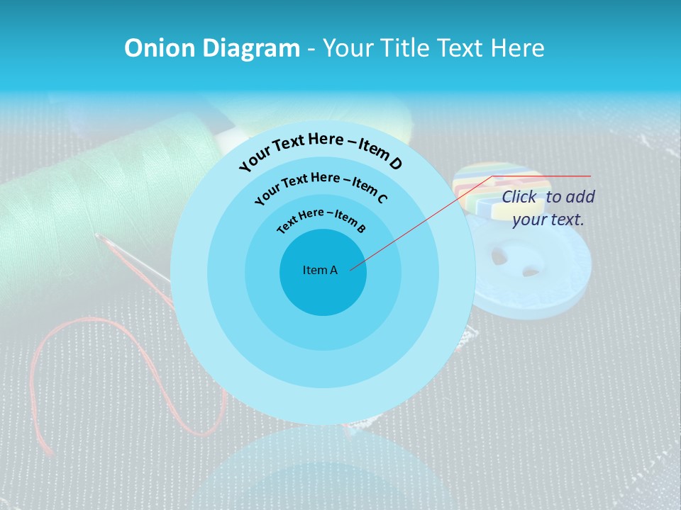 Cloth Textured Textile PowerPoint Template