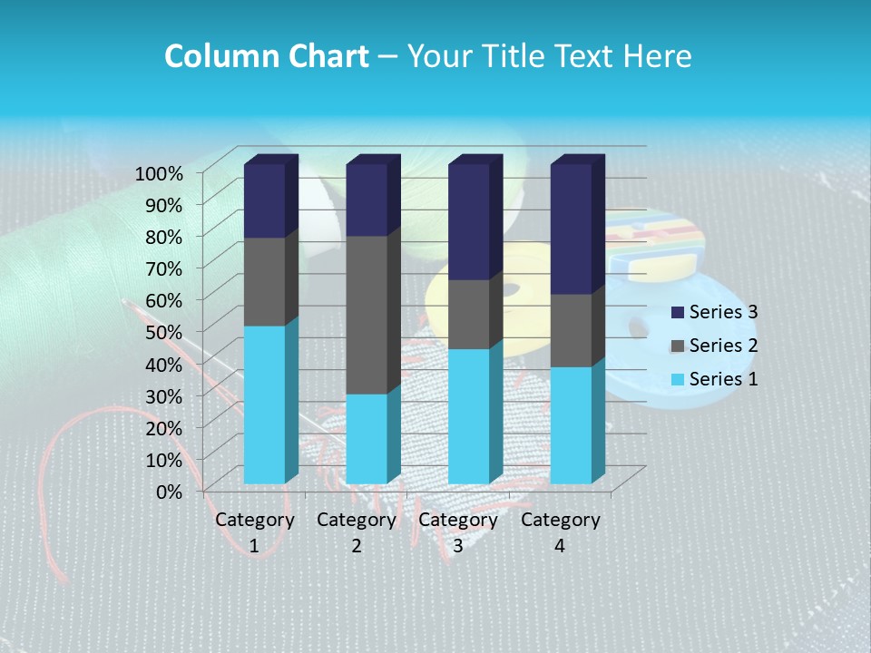 Cloth Textured Textile PowerPoint Template