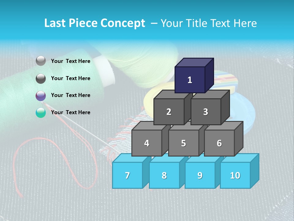 Cloth Textured Textile PowerPoint Template