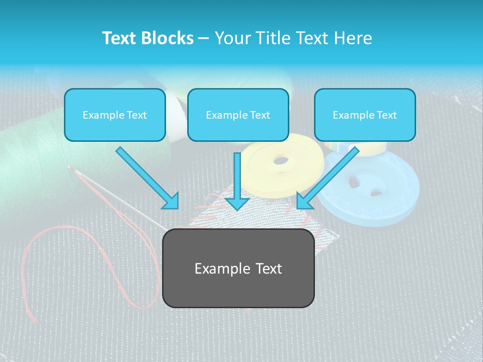 Cloth Textured Textile PowerPoint Template