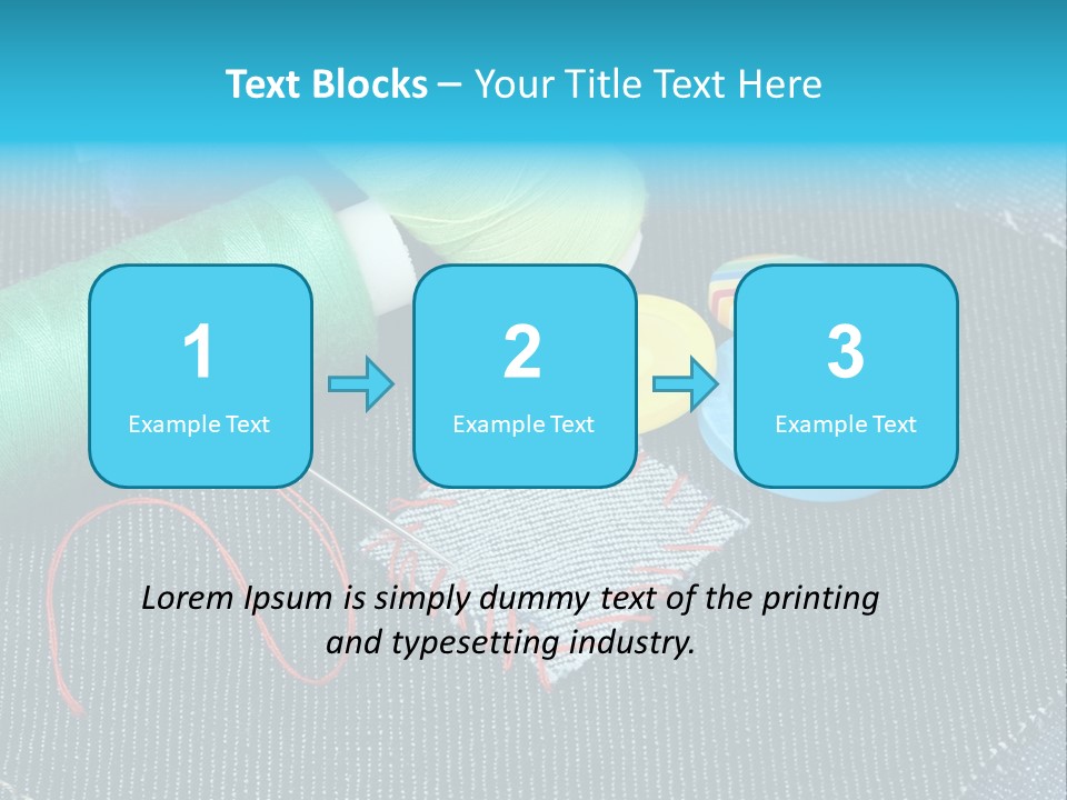 Cloth Textured Textile PowerPoint Template