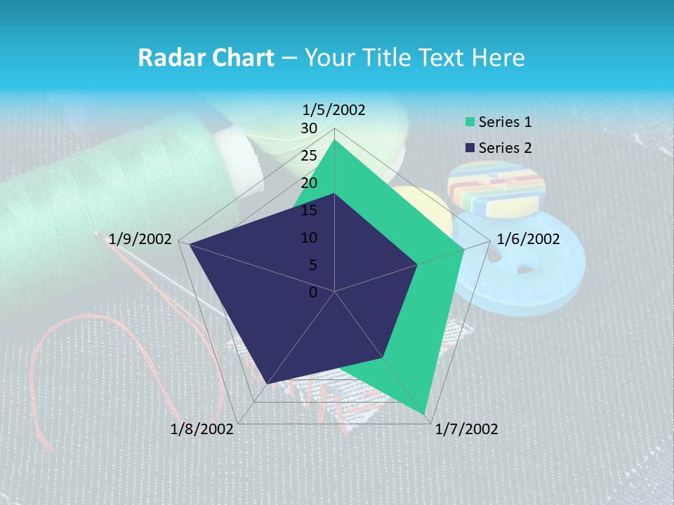 Cloth Textured Textile PowerPoint Template